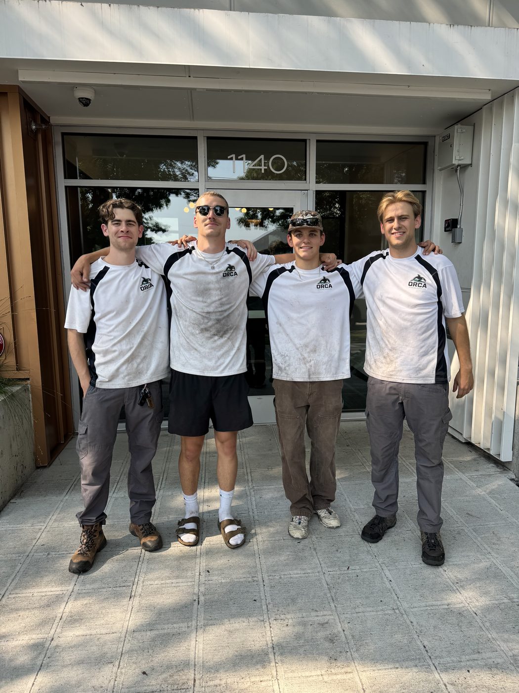 The ORCA Window Cleaning crew